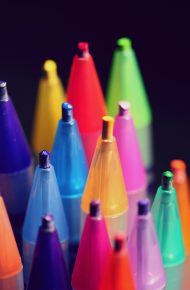 Pennarelli di vari colori