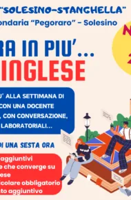 Locandina sull'ora di inglese aggiuntiva