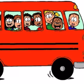 autobus con bambini